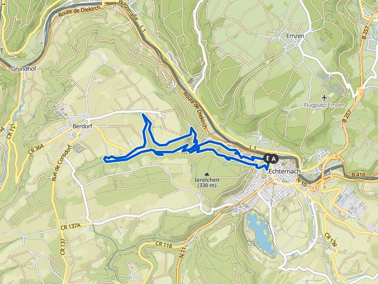 Luxemburg - Müllerthal - E1 Rundweg Echternach - Berdorf | hike | Komoot